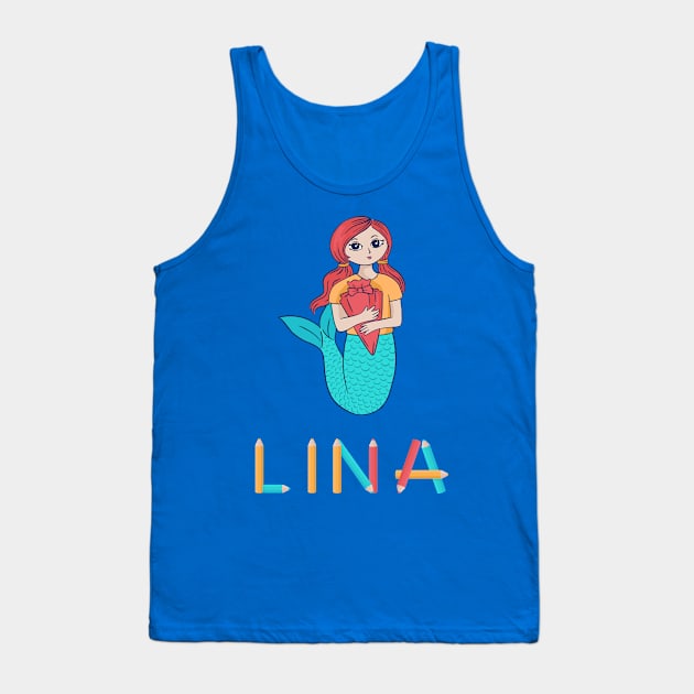 Enlaporation Mermaid Lina Tank Top by DePit DeSign